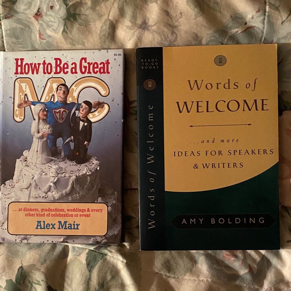 Words of Welcome & How to Be a Great MC - Public Speaking resources